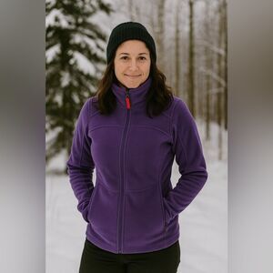 Burton Women’s Purple Full Zip Fleece size XS